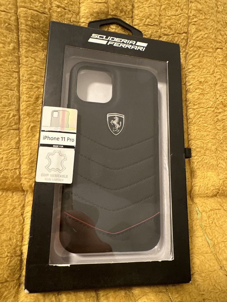 Nowe oryginalne skórzane etui Ferrari iPhone 11 Pro