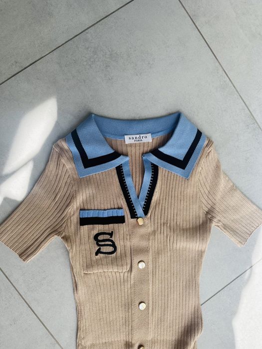 Сукня Sandro Paris нова , з комірцем. Сукня довга