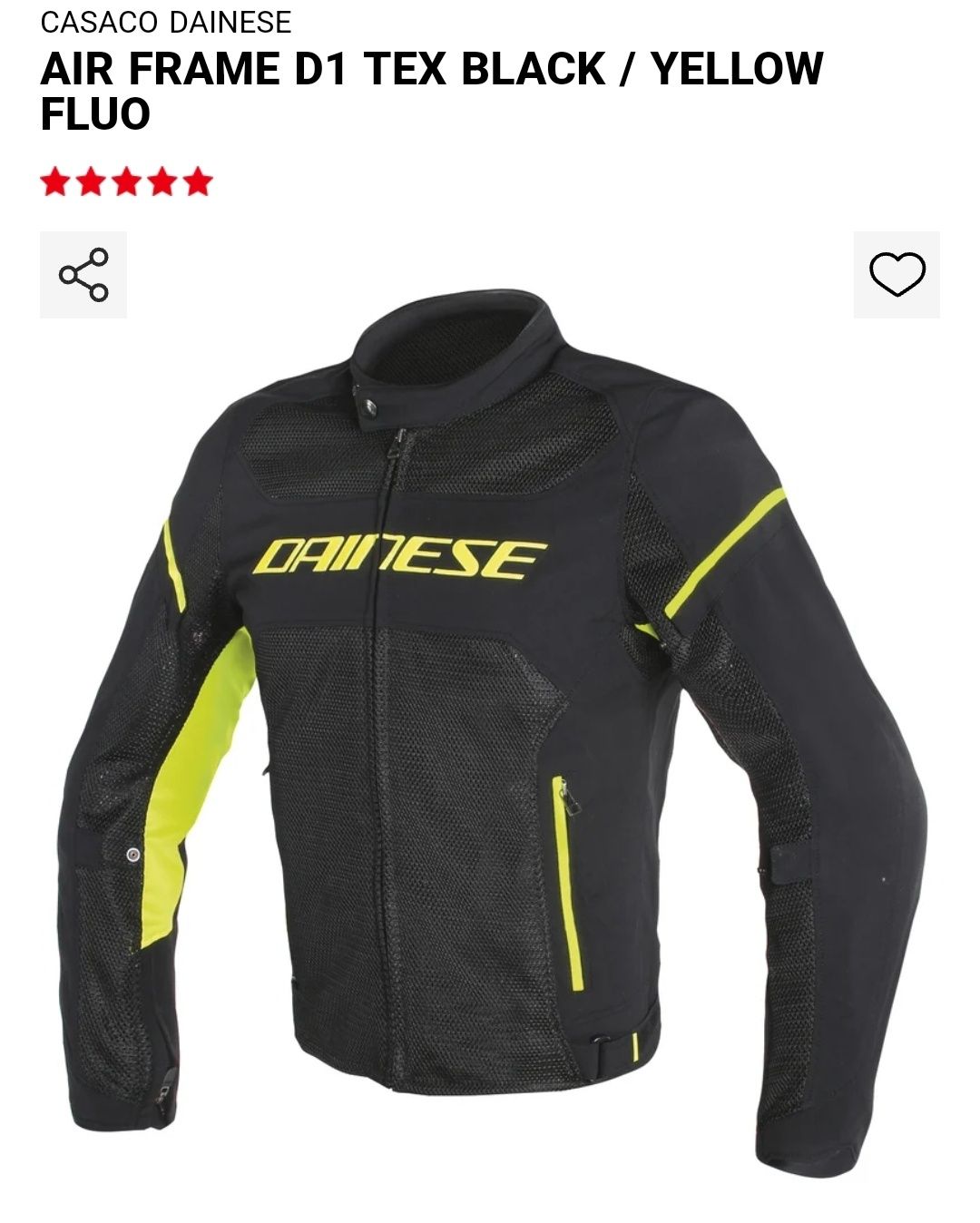 Casacos Dainese AIR FRAME D1 TEX