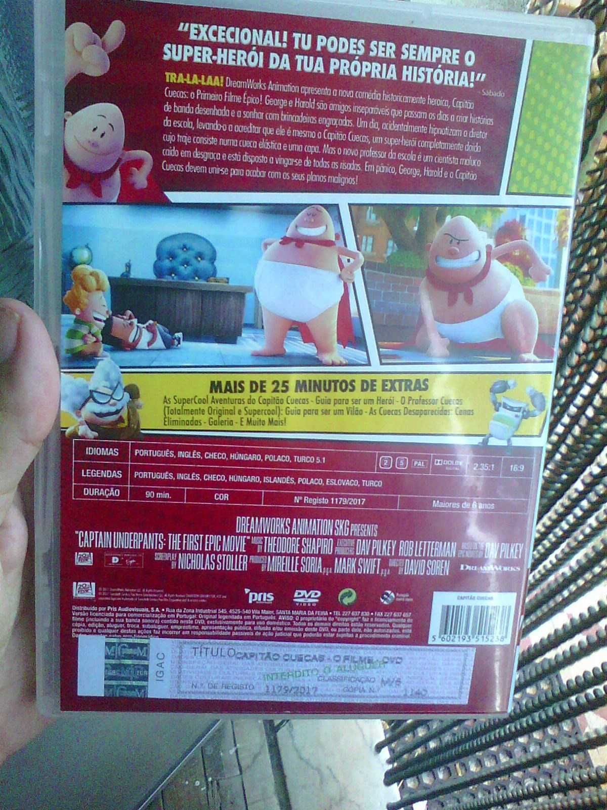 Capitão Cuecas: O Filme - DVD