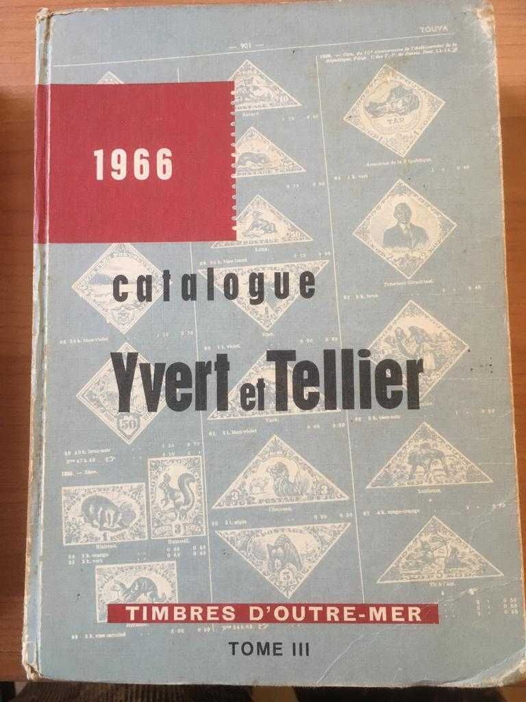 Catálogos de selos Yvert et Tellier de 1966