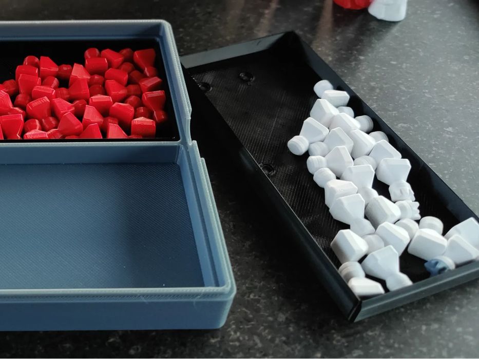 Tabuleiro Amovível para Jogo de Viagem Hnefatafl (Espiral)