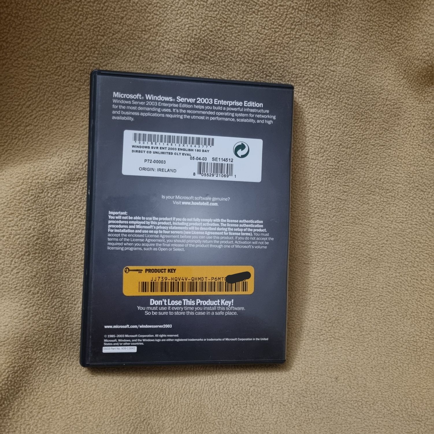 Windows Server 2003 Enterprise Edition