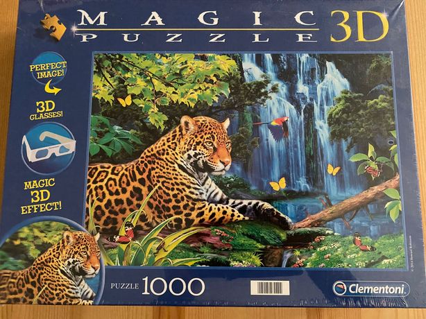 Puzzle Clementoni 1000- Magic 3D- nowe