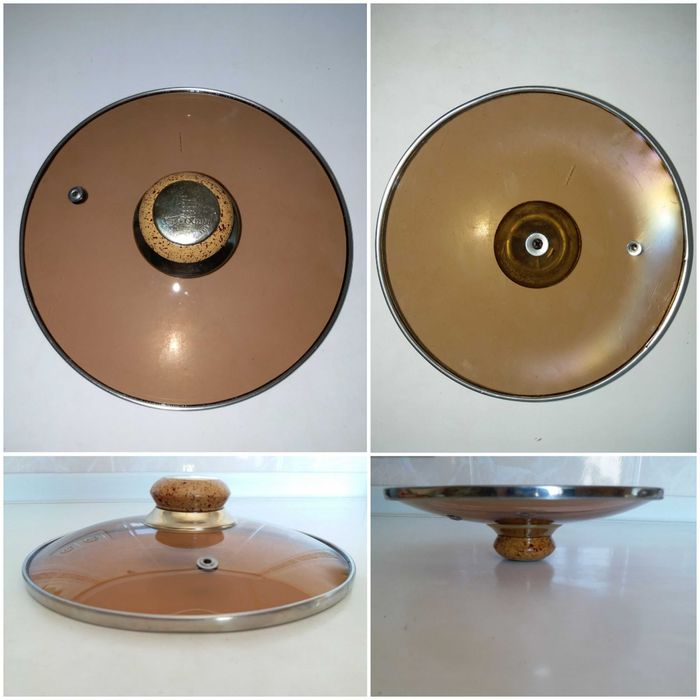 Крышка стеклянная для посуды и сковорода