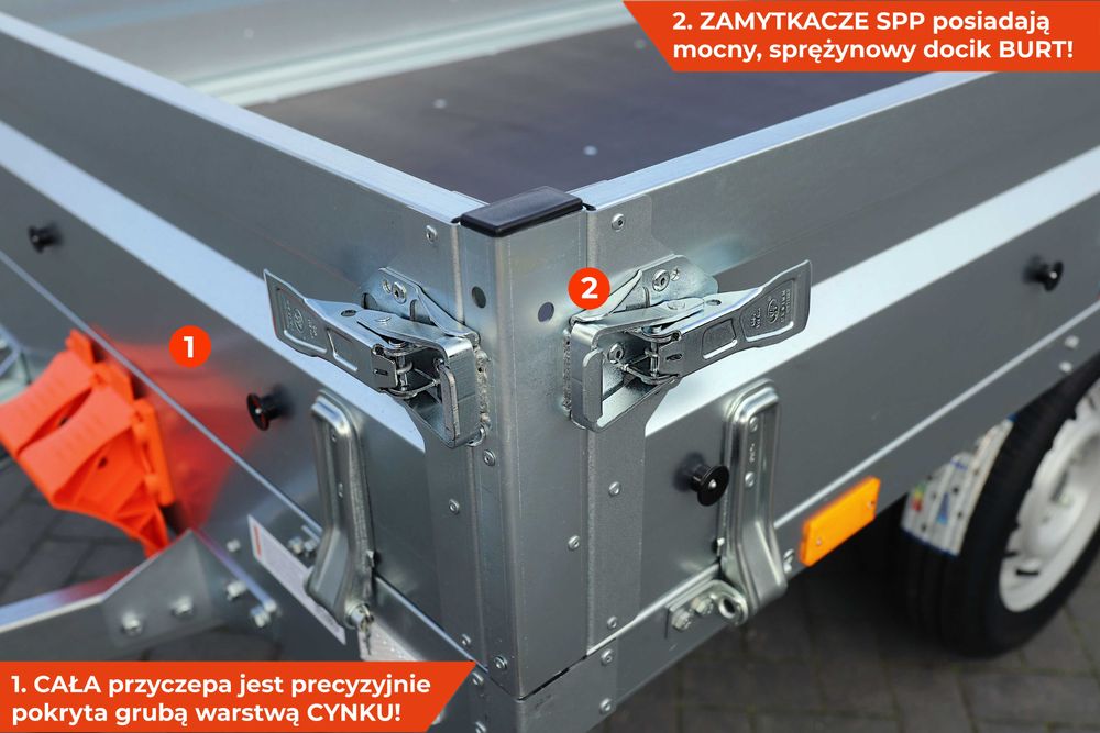 NAJLEPSZA przyczepa samochodowa koła pod paką Neptun N7-263 2 BASELINE