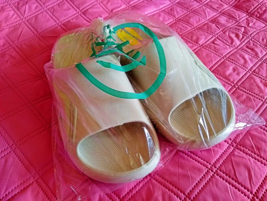 Белые мужские шлепки/сланцы/кроксы Gipanis 42 р. (Новые, 27.5 см)