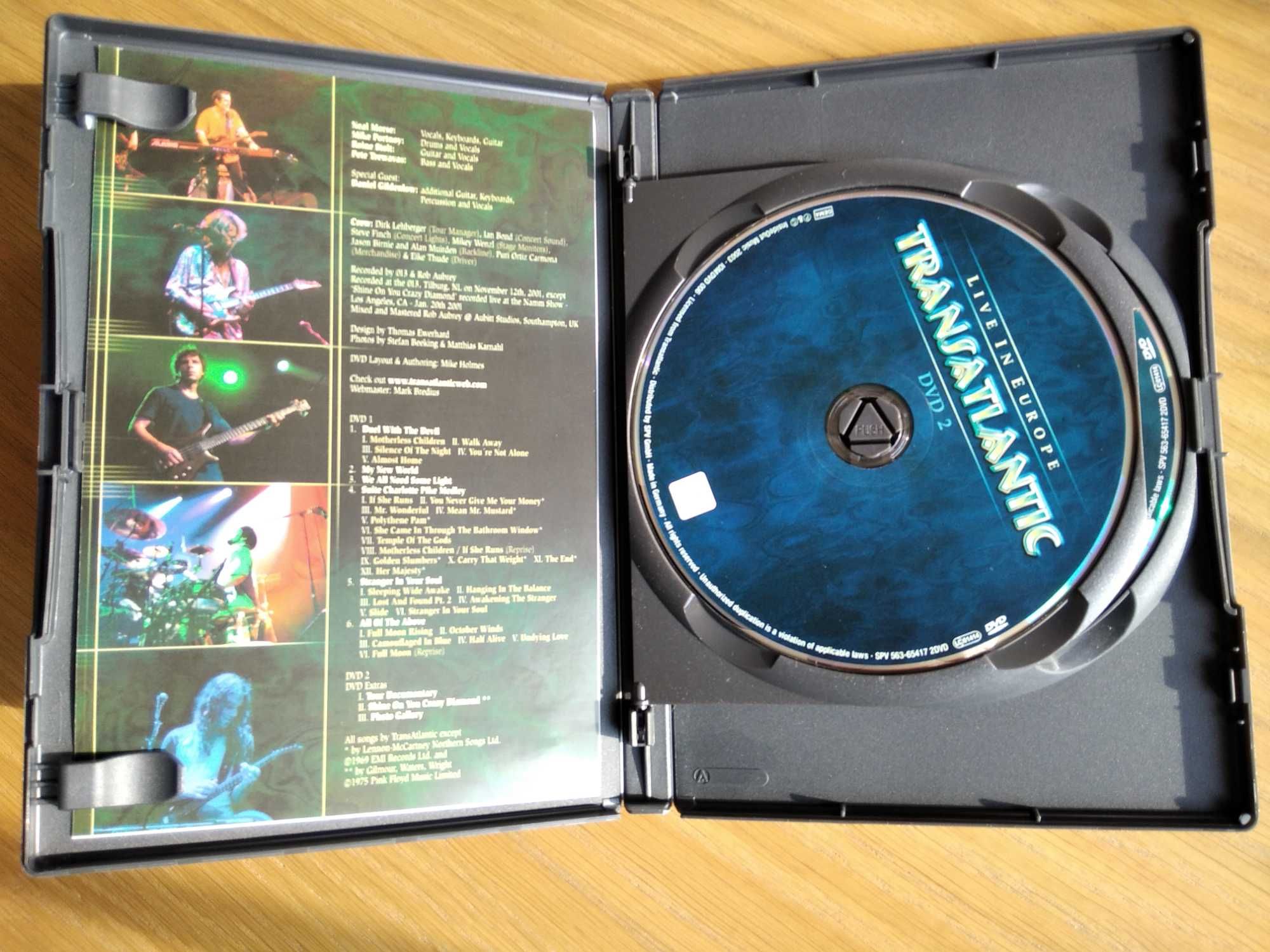 TRANSATLANTIC - Live In Europe - 2 DVD