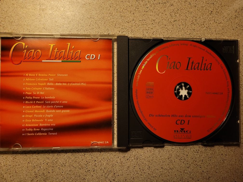 CD x 3 Ciao Italia Vol 1 - 3 BMG 1998 Italy