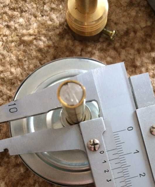 Термометр биметаллический  Ø63мм  0...120°C