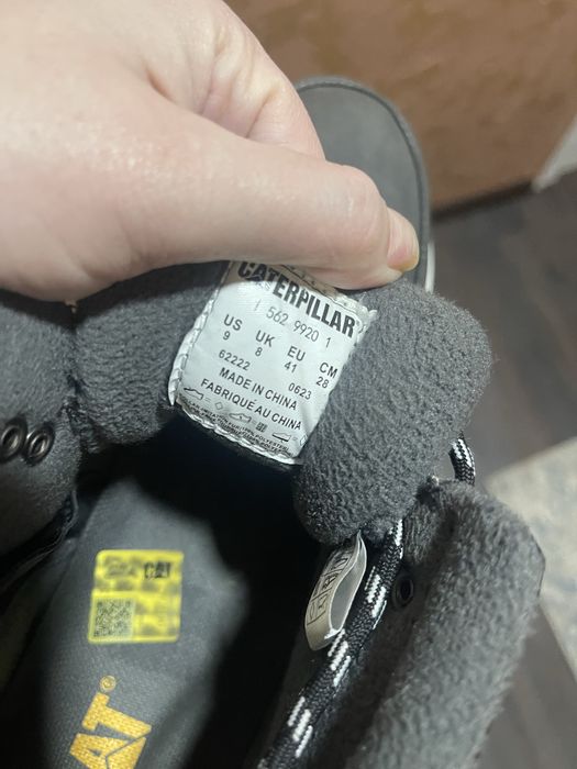 Ботинки ботінки Cat / Caterpillar . Черевики чоловічі Caterpillar 41