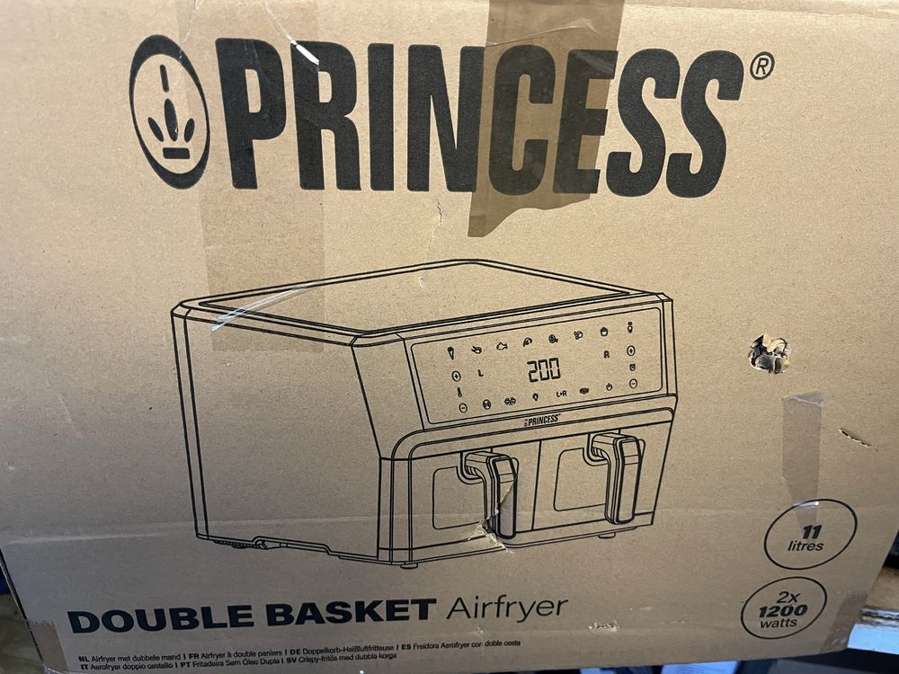 Princess frytkownica beztłuszczowa dwu szufladowa