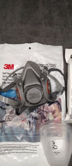 Маска распіратор 6200 оригінал з фільтрами 6001