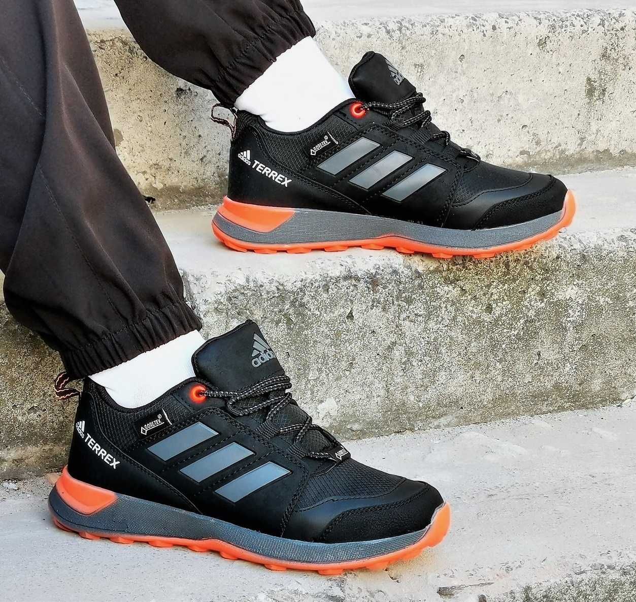 Зимние Термо Кроссовки Мужские Черные Адидас Терекс ADIDAS Terrex