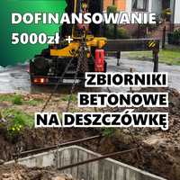 Szambo Betonowe Zbiornik Betonowy na Wodę Opadową Deszczówkę PRODUCENT