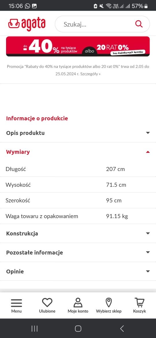 Łóżko pojedyncze młodzieżowe