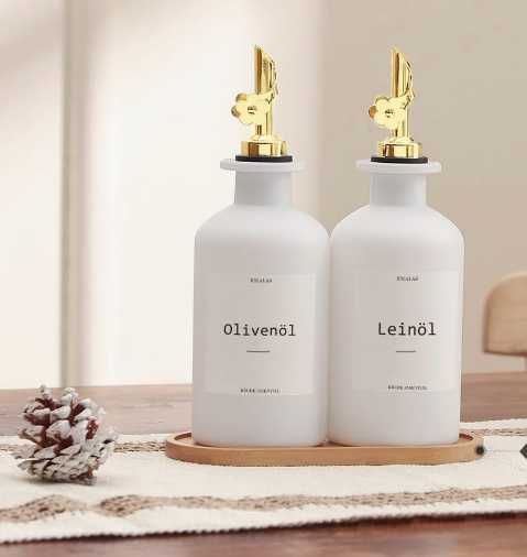 Zestaw butelek z dozownikiem Bikalan 350ML 2 SZT białe
