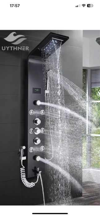 душова панель з високоякісної нержавіючої сталі