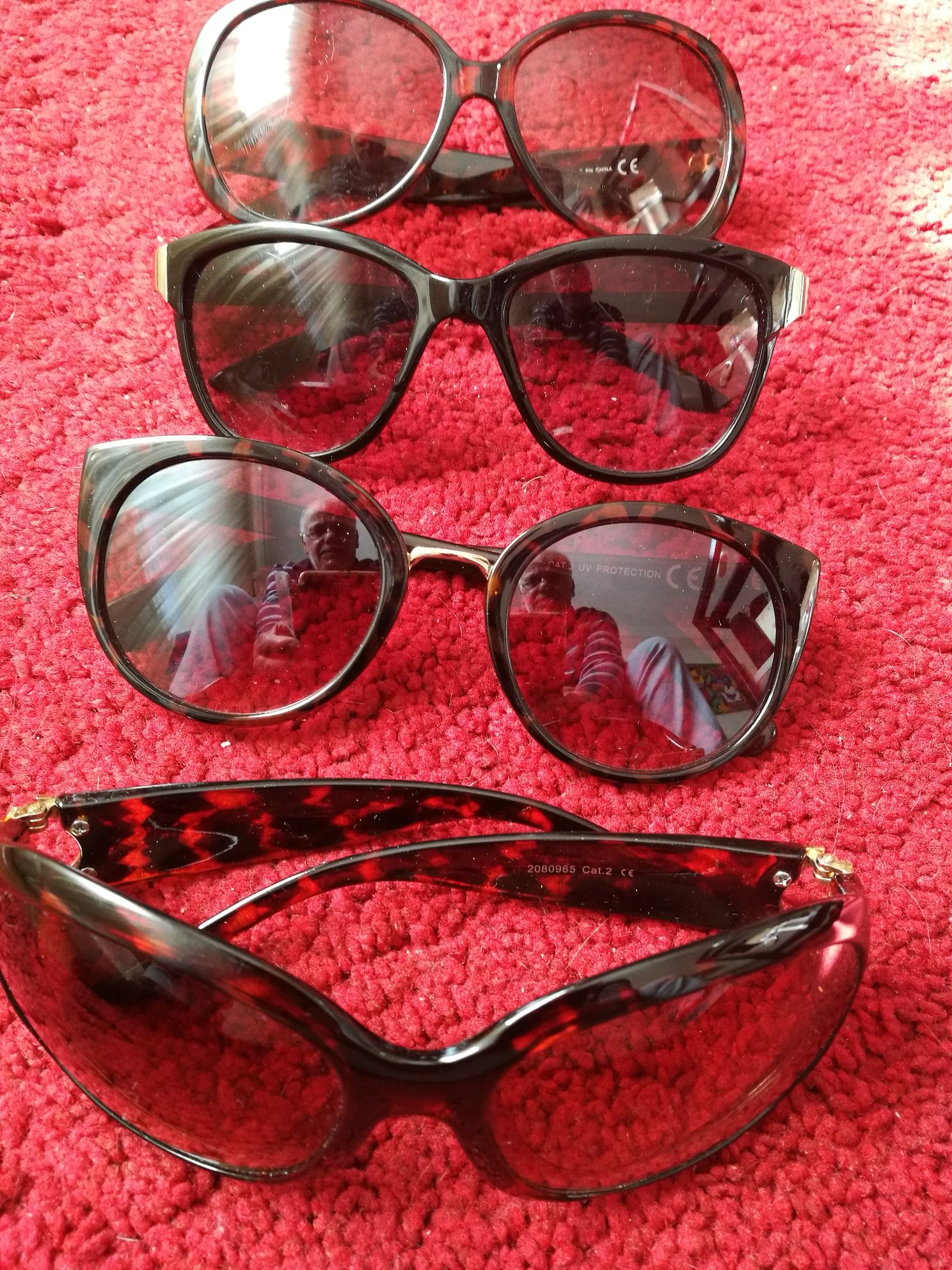 Conjunto de 4 óculos de sol senhora