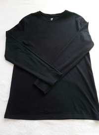 Bluzka czarna, organiczna bawełna H&M 170/S
