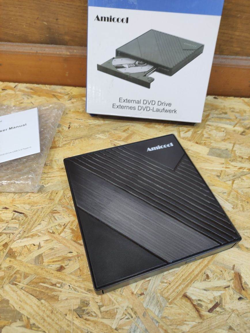 Зовнішній DVD-привод USB 3.0 Type C Портативний