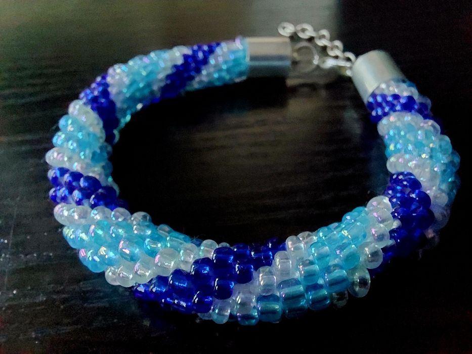 Bransoletka handmade metoda szydełkowa