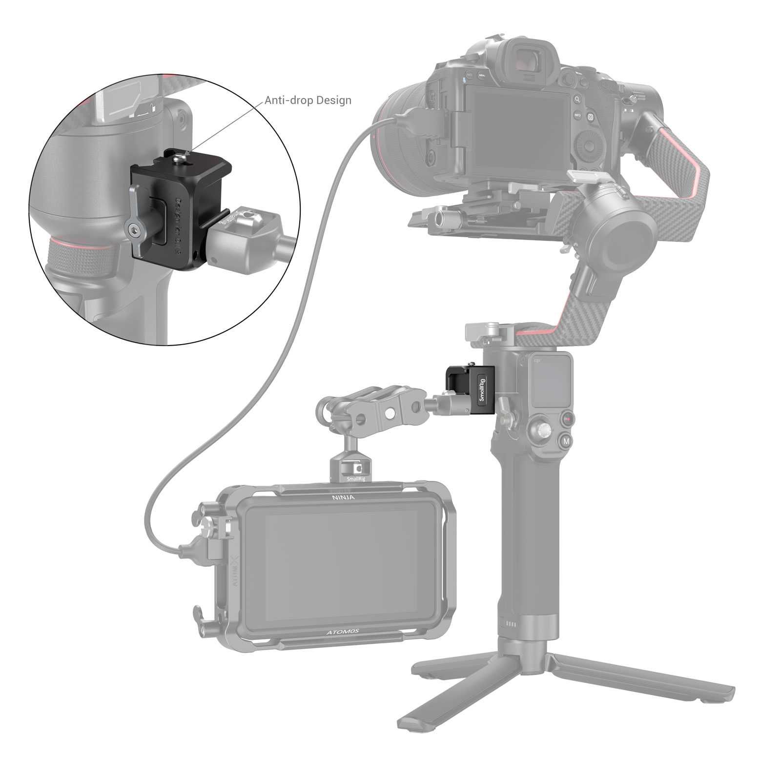 Smallrig 3025 NATO Clamp Accessory Mount Gimbal