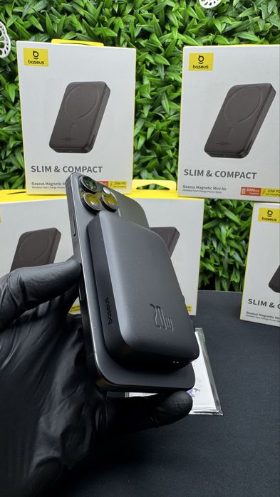 Оригінальний повербанк Базеус 6000 mAh 20w базеус powerbank зарядка