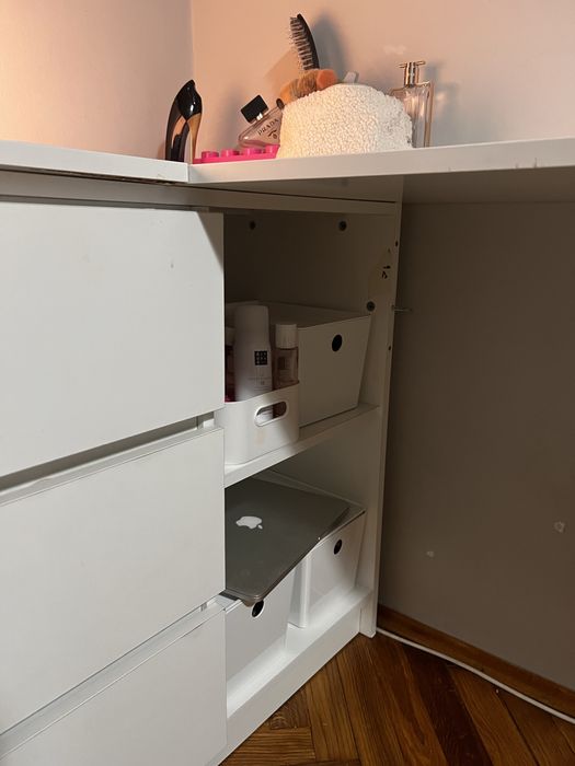 Biurko narożne białe