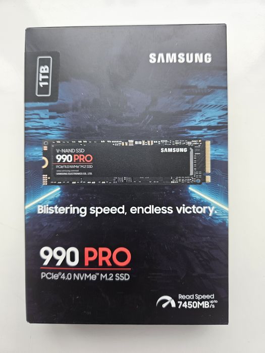 SSD Samsung 990 Pro 1TB (MZ-V9P1T0BW) Новий, Офіційна гарантія 5 років