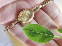 Złoty zegarek damski Geneve Quartz 14k próba 585
