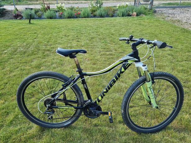 Rower Unibike Roxi Czarno Zielony 2018 mało używany.