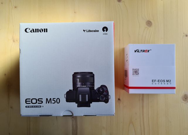 Canon m50 + speedboster viltrox EF + canon ef 24-105L