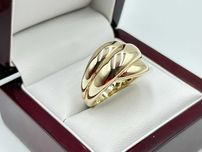 Wyśmienity złoty pierścionek 5,38 g PR.585 14K R.20