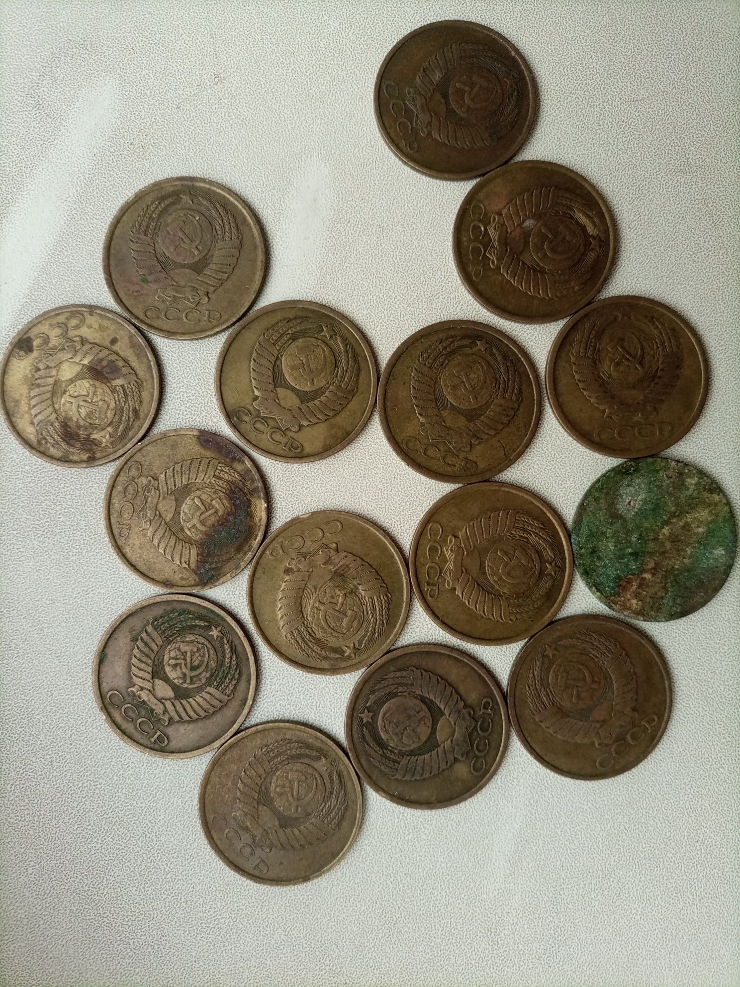 Монеты номиналом 5 коп