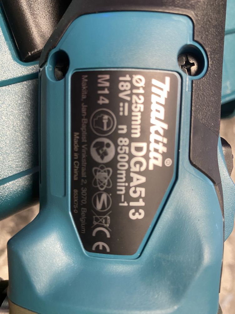 Makita DGA513-новая -комплект по желанию