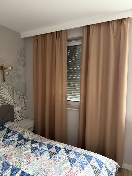 Zaslony, zlote zaslony, beżowe zaslony