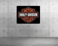 Baner plandeka Harley-Davidson 150x100cm zaoczkowany