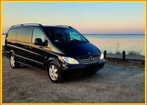 Taxi, bus z kierowcą, na lotnisko, transport, bus na wakacje, transfer