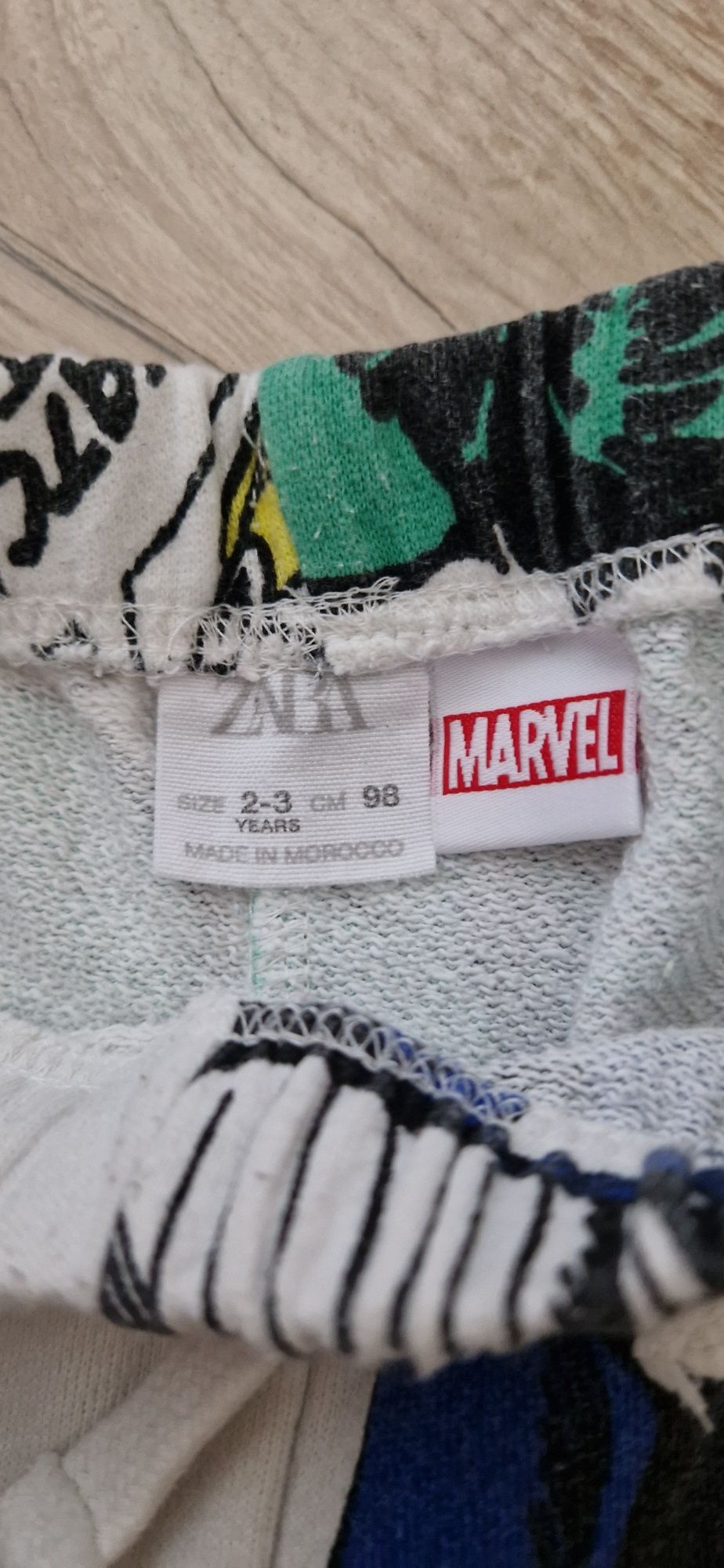 Spodnie dresowe Zara r.98 Marvel