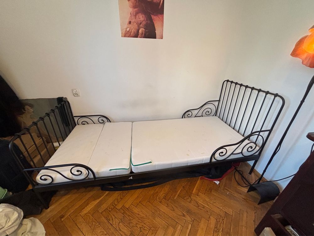 łóżko z regulacją długości