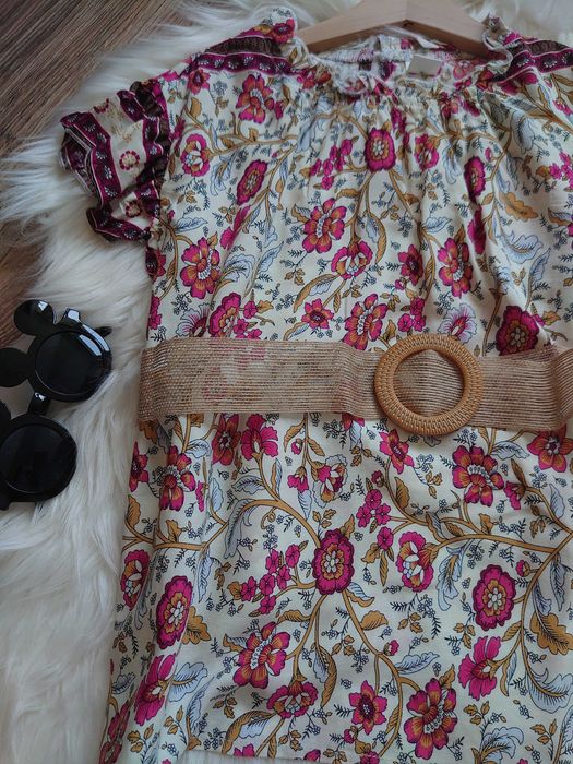 garnitur dla dziewczynki, bluzka i spódnica, z paskiem Shien 11-12 lat