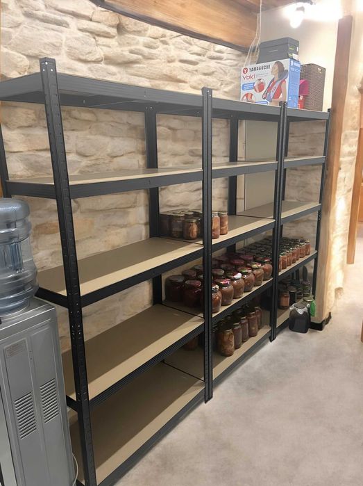 Стелаж 180×90×40 чорний. Посилені моделі та стелажі для взуття90*60*30