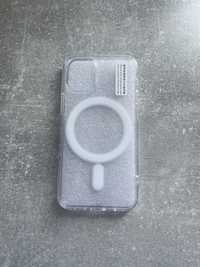 Чехол на iphone 12 mini , прозорий з максейф