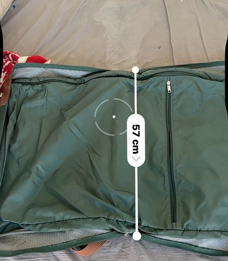 Walizka / etui podróżne Samsonite Green Canvas Suit Carrier