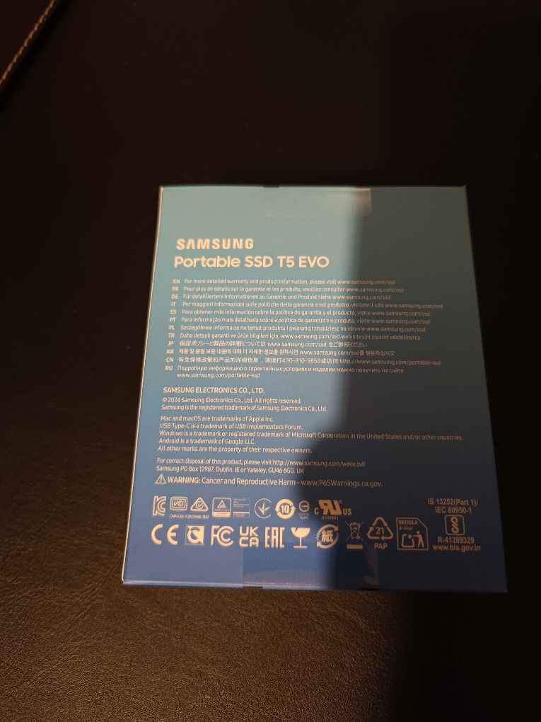 Dysk zewnętrzny SSD Samsung T5 EVO 2TB