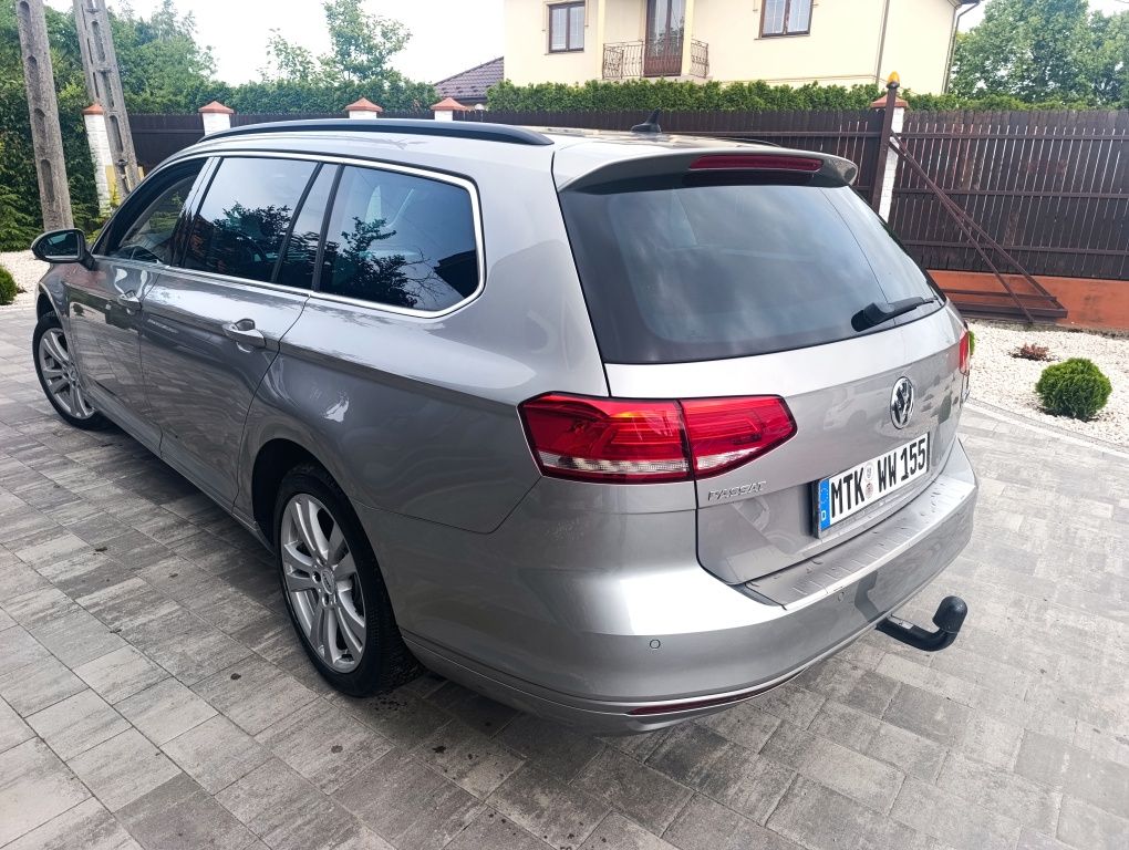 VOLKSWAGEN PASSAT B8 1.4Tsi 125KM  Zadbany Niemiecy Serwis ASO org lak