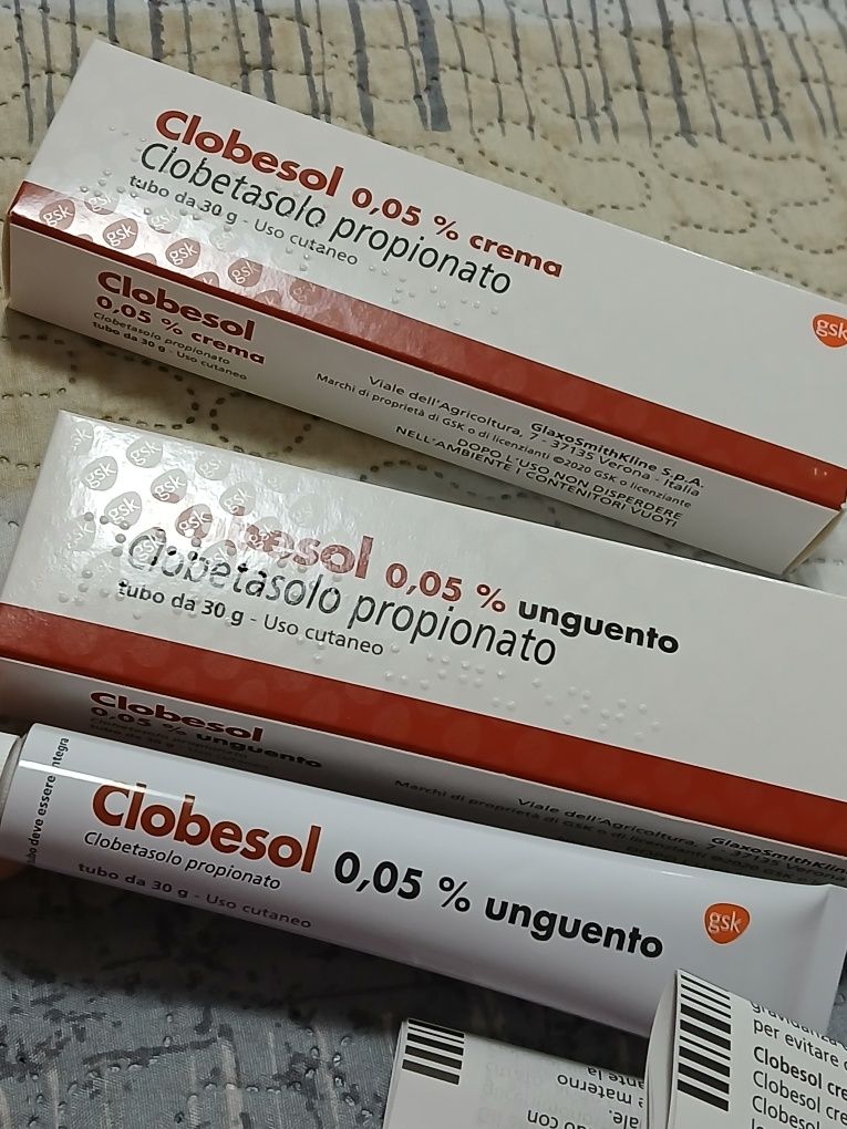 Clobesol 0,05 crema,unguento.оригінал.Італія