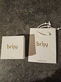 Zestaw pudełko na biżuterię i torebka prezentowa firmy Briju