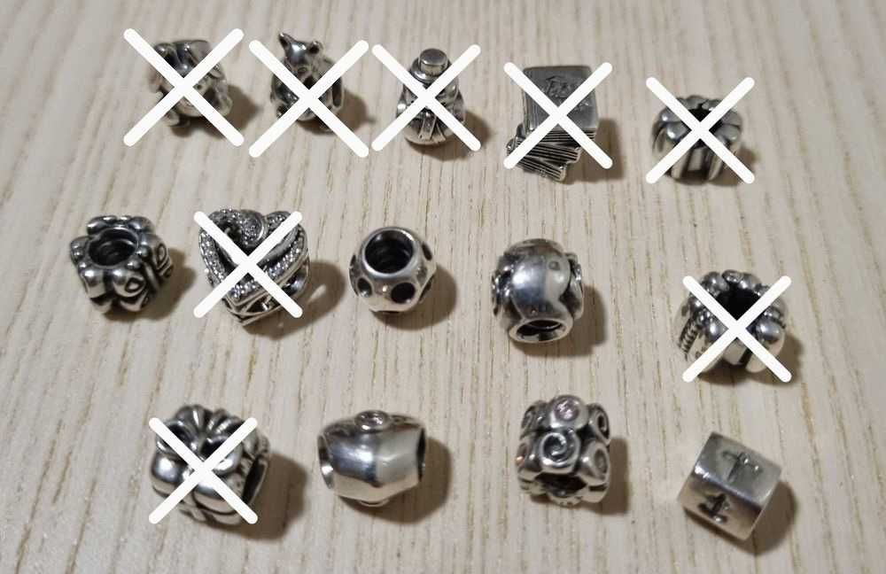 Peças avulso para pulseira Pandora